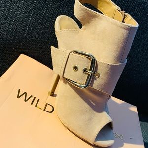 Blush Open Toed Heel